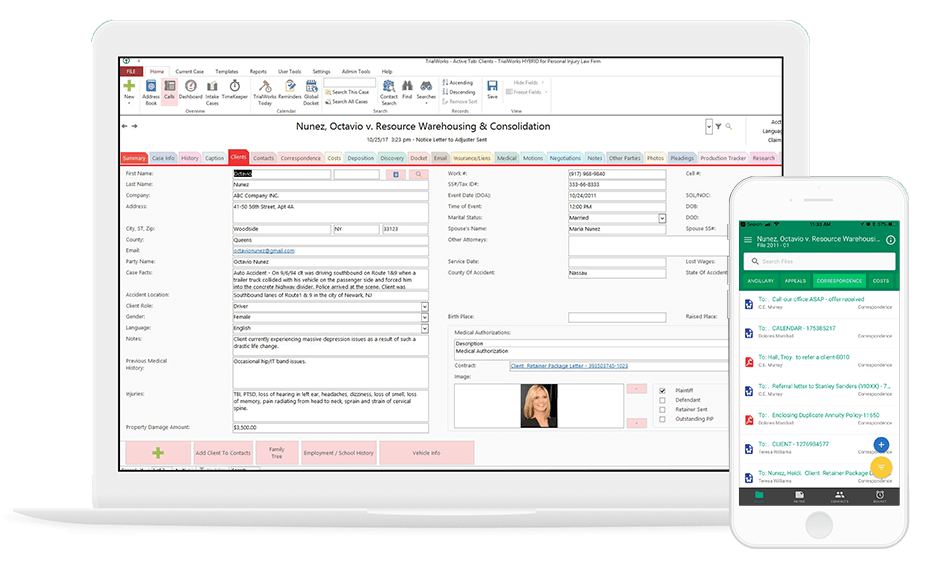 Case Management Software TrialWorks Legal Software